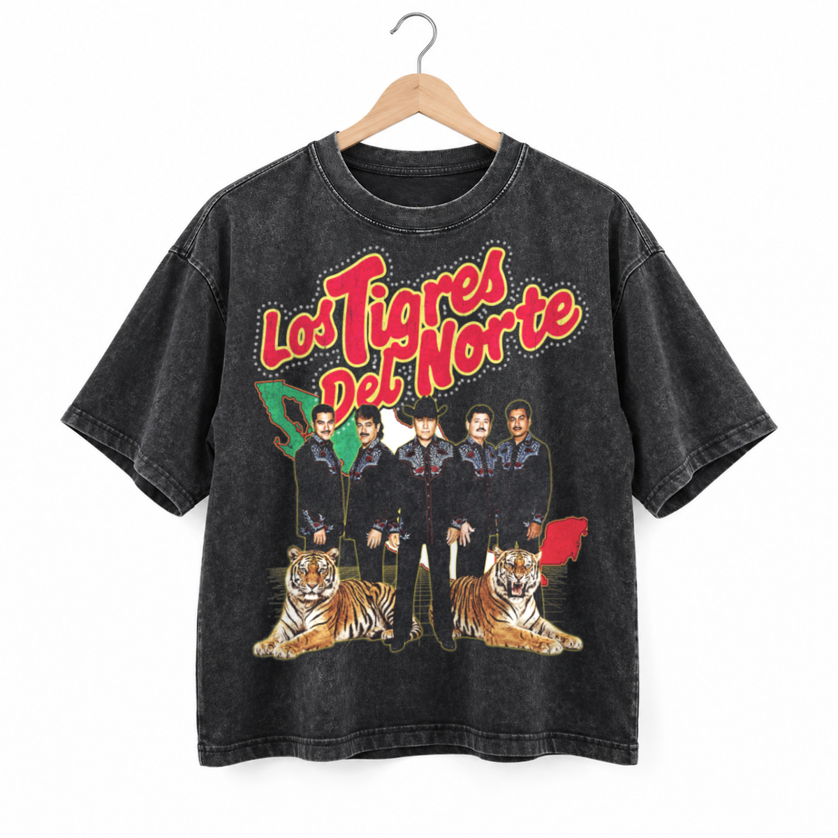 Los Tigres Del Norte Tee - Los Jefes De Jefes