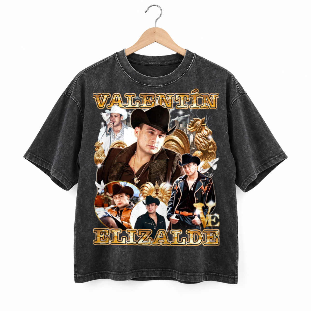 Valentín Elizalde Tee - El Gallo de Oro