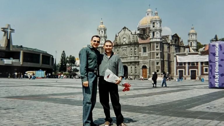 With Hugo Ivich at the Basílica de Guadalupe